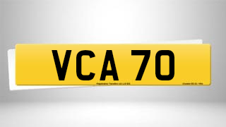 Registration VCA 70